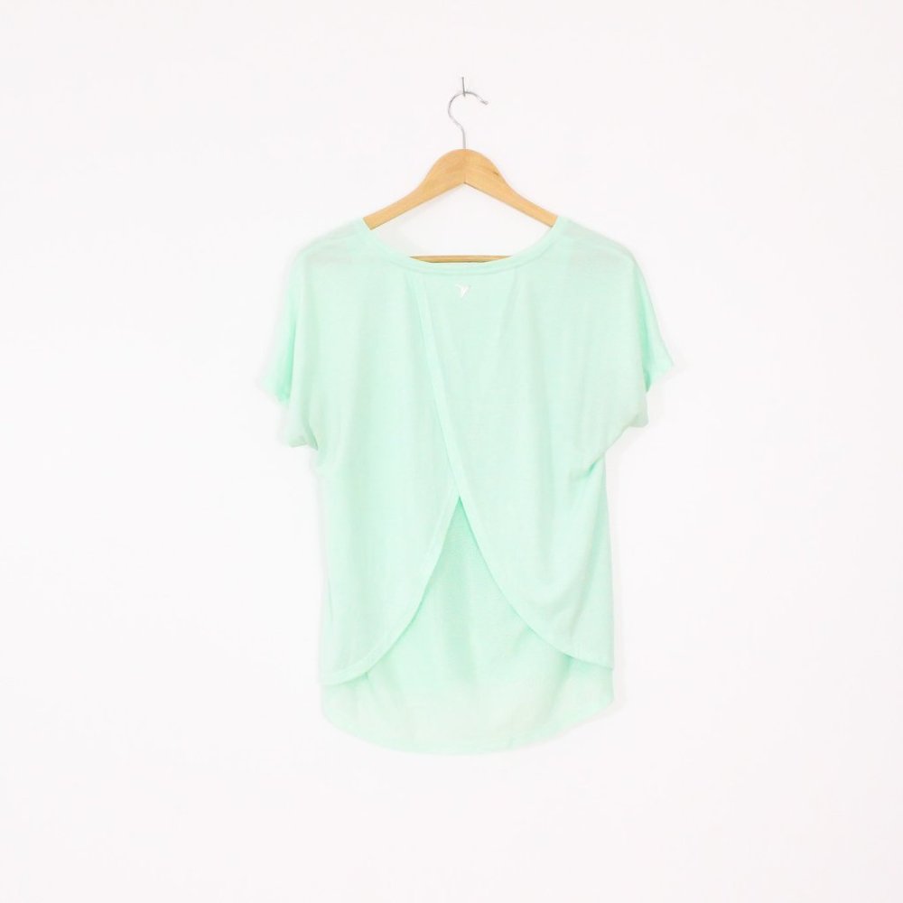 Old Navy Light Green Short Sleeve Top